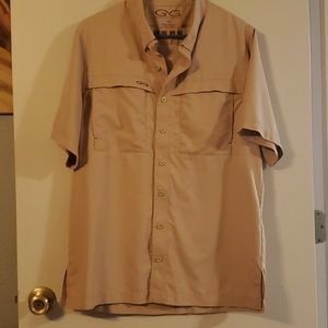 Tan fishing shirt size M